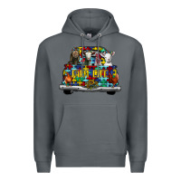 Rock farm life truck autism Premium Hoodie - CowhideDigitalArt