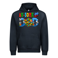 Navy ausome autism dad Urban Hoodie - AdoDesignShop