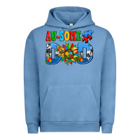 Pigment Pebble Blue ausome autism dad Urban Hoodie - AdoDesignShop