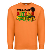 Carrot Straight outta Juneteenth Premium Sweatshirt - RanaPortraitStore