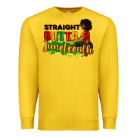 Lemon Straight outta Juneteenth Premium Sweatshirt - RanaPortraitStore