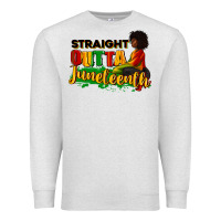 Oatmeal Heather Straight outta Juneteenth Premium Sweatshirt - RanaPortraitStore