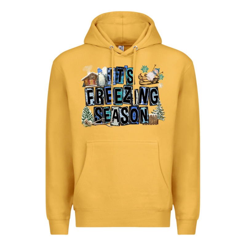 It's Freezing Season Premium Hoodie by FaDigitalArtStudio | Teevron