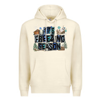 Sandshell It's Freezing Season Premium Hoodie - FaDigitalArtStudio