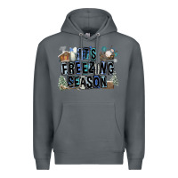 Rock It's Freezing Season Premium Hoodie - FaDigitalArtStudio