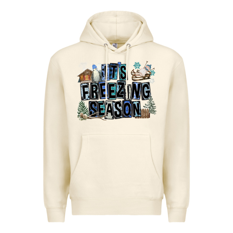 It's Freezing Season Premium Hoodie by FaDigitalArtStudio | Teevron