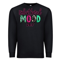 Black Unbothered mood 24:7 Premium Sweatshirt - RanaPortraitStore