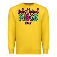 Lemon Unbothered mood 24:7 Premium Sweatshirt - RanaPortraitStore