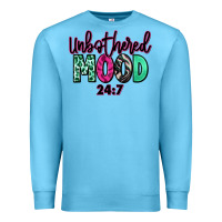 Ocean Blue Unbothered mood 24:7 Premium Sweatshirt - RanaPortraitStore