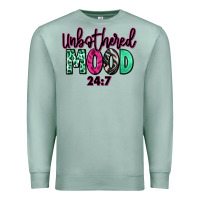 Seafoam Unbothered mood 24:7 Premium Sweatshirt - RanaPortraitStore