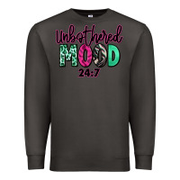 Smoke Unbothered mood 24:7 Premium Sweatshirt - RanaPortraitStore