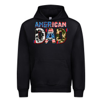 Black American dad Urban Hoodie - AdoDesignShop