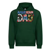 Foreset Green American dad Urban Hoodie - AdoDesignShop