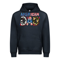 Navy American dad Urban Hoodie - AdoDesignShop
