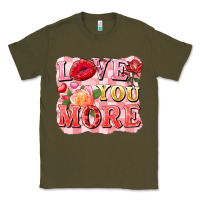 Army Green love you more Classic Tee - FaDigitalArtStudio