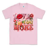 Bubblegum Pink love you more Classic Tee - FaDigitalArtStudio