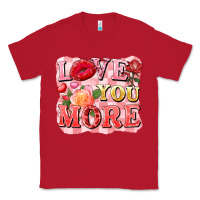 Red love you more Classic Tee - FaDigitalArtStudio