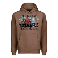 Chestnut It's The Most Wonderful Time Of The Year Premium Hoodie - FaDigitalArtStudio