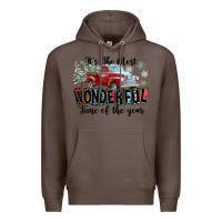 Coffee It's The Most Wonderful Time Of The Year Premium Hoodie - FaDigitalArtStudio