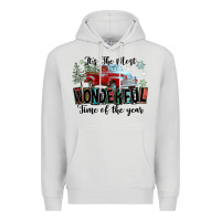 Dove Grey It's The Most Wonderful Time Of The Year Premium Hoodie - FaDigitalArtStudio