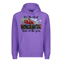 Purple It's The Most Wonderful Time Of The Year Premium Hoodie - FaDigitalArtStudio