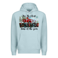 Blue Mist It's The Most Wonderful Time Of The Year Premium Hoodie - FaDigitalArtStudio