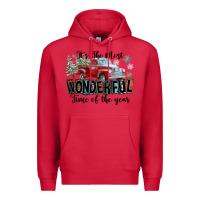 Cardinal It's The Most Wonderful Time Of The Year Premium Hoodie - FaDigitalArtStudio