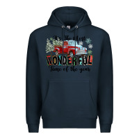 Navy It's The Most Wonderful Time Of The Year Premium Hoodie - FaDigitalArtStudio