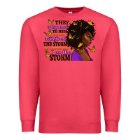 Cardinal They whispered to her afro woman Premium Sweatshirt - RanaPortraitStore