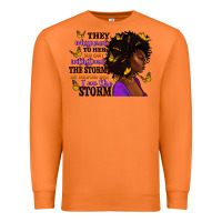 Carrot They whispered to her afro woman Premium Sweatshirt - RanaPortraitStore