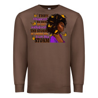 Chestnut They whispered to her afro woman Premium Sweatshirt - RanaPortraitStore