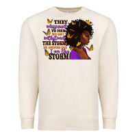 Sandshell They whispered to her afro woman Premium Sweatshirt - RanaPortraitStore