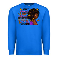 True Royal They whispered to her afro woman Premium Sweatshirt - RanaPortraitStore