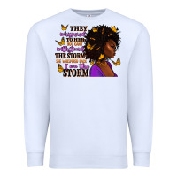 White They whispered to her afro woman Premium Sweatshirt - RanaPortraitStore