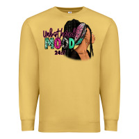 Antique Gold Unbothered mood 24:7 Premium Sweatshirt - RanaPortraitStore