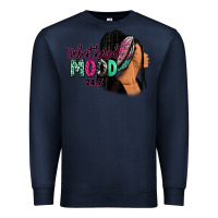 Navy Unbothered mood 24:7 Premium Sweatshirt - RanaPortraitStore