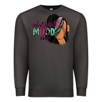 Smoke Unbothered mood 24:7 Premium Sweatshirt - RanaPortraitStore