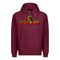 Burgundy free ish since 1865 libbey glass Premium Hoodie - HRA Design Shop