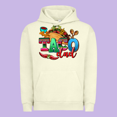 Taco Dad Urban Hoodie Designed By Adodesignshop