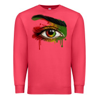 Cardinal Watercolor Juneteenth eyes Premium Sweatshirt - RanaPortraitStore