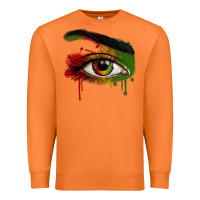 Carrot Watercolor Juneteenth eyes Premium Sweatshirt - RanaPortraitStore
