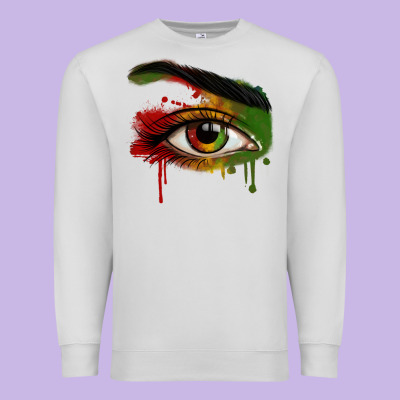 Premium Sweatshirt Watercolor Juneteenth eyes