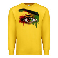Lemon Watercolor Juneteenth eyes Premium Sweatshirt - RanaPortraitStore