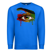 True Royal Watercolor Juneteenth eyes Premium Sweatshirt - RanaPortraitStore