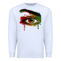White Watercolor Juneteenth eyes Premium Sweatshirt - RanaPortraitStore