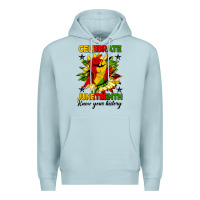 Blue Mist celebrate juneteenth know your history Premium Hoodie - HRA Design Shop