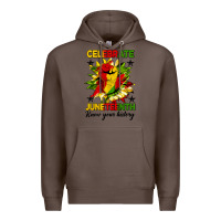 Coffee celebrate juneteenth know your history Premium Hoodie - HRA Design Shop