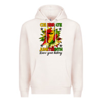 Pale Pink celebrate juneteenth know your history Premium Hoodie - HRA Design Shop