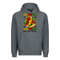 Rock celebrate juneteenth know your history Premium Hoodie - HRA Design Shop