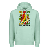 Seafoam celebrate juneteenth know your history Premium Hoodie - HRA Design Shop